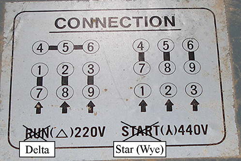 Phase Motor Wiring Diagram on Thread  Wiring A 3 Phase Motor Without Diagram